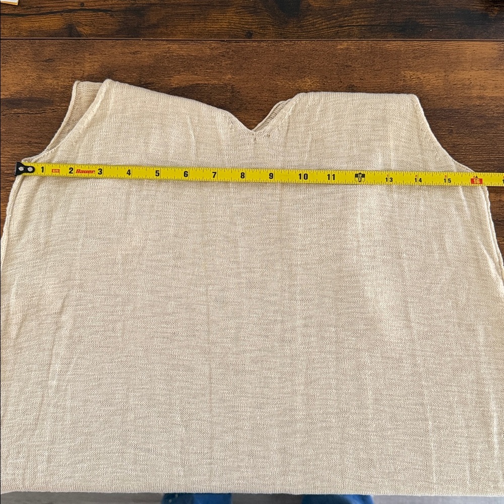 Free People Beige Knit Mini Slip Dress - Picture 4 of 5